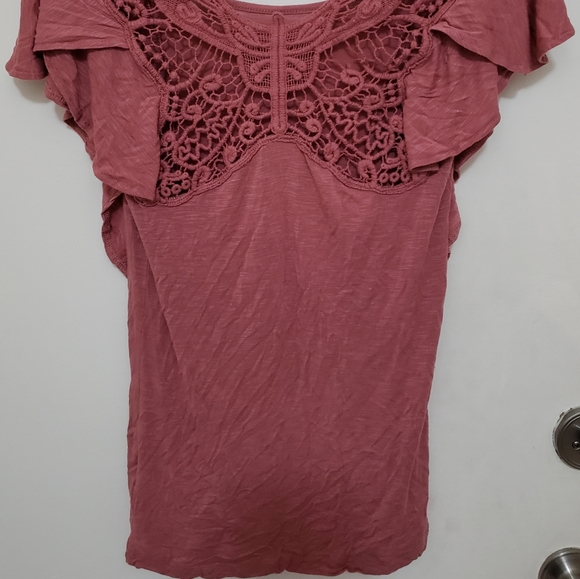 🍄2for15🍄 Reversible Butterfly Fitted Top - Picture 2 of 4